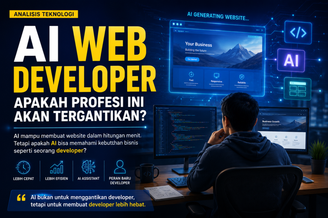 AI Web Developer membuat website menggunakan Artificial Intelligence